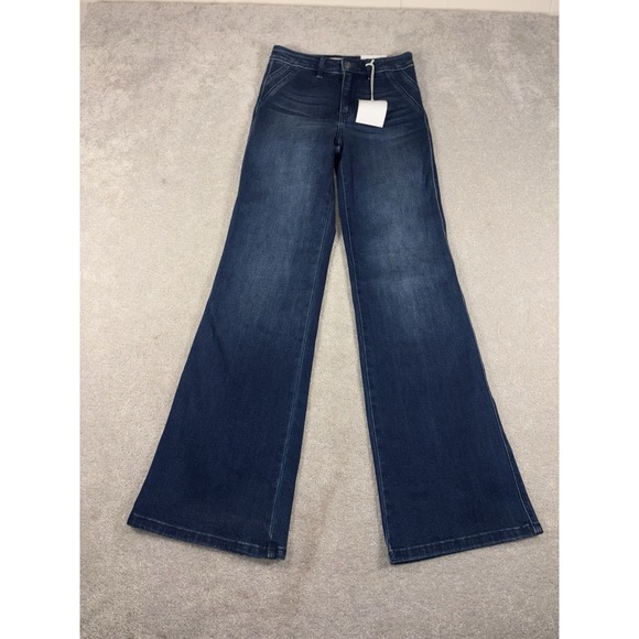 kancan vintage style flare jeans high rise nwt - Picture 2 of 12